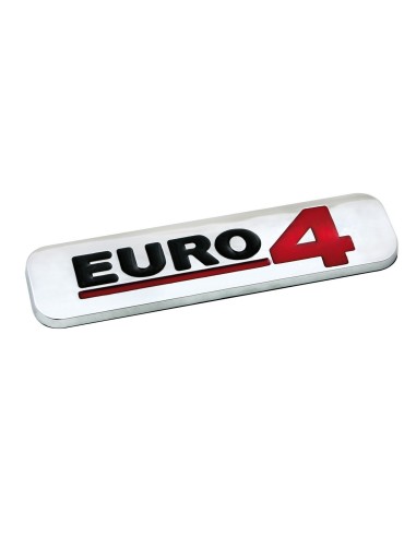 -EMBLEMA CROM.AUT/MOTO--EURO4-- 100X25MM-