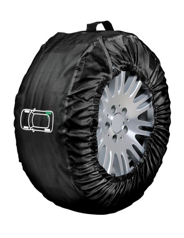 -SET 4 COPRIRUOTA --TYRE-WRAP-- DELUXE IN CORDURA-