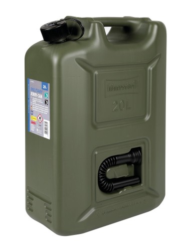 TANICA MILITARE C/TRAVASATORE 20L IN HDPE