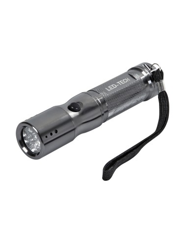 -TORCIA ALLUMINIO --LED-TECH-- 9 LED-