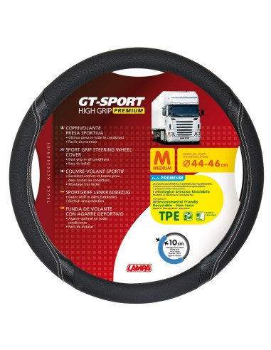 -COPRIVOLANTE TPE--GT-SPORT--M-- 44-46CM NERO / SI