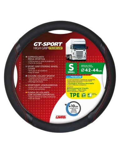 -COPRIVOLANTE TPE--GT-SPORT--S-- 42-44CM NERO / RO