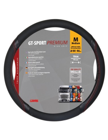 -COPRIVOLANTE TPE--GT-SPORT--M-- 44-46CM NERO / RO