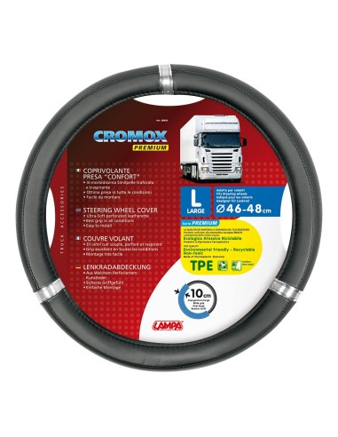 -COPRIVOLANTE --CROMOX-- PREMIUM --L-- 46-48 CM-