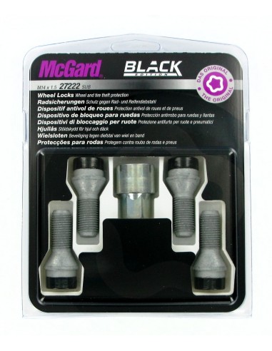 BULLONI ANTIF.MCGARD M14X1,5 BLACK EDITION