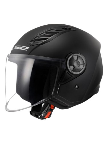 CASCO OF616 AIRFLOW II MATT BLACK TG.S LS2