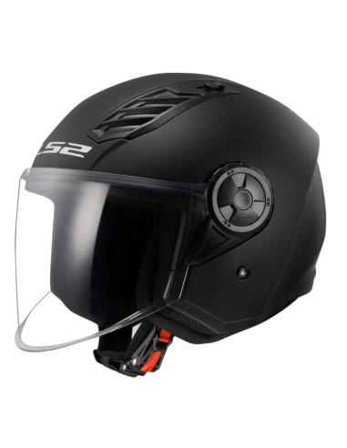 CASCO AIRFLOW II OF616 MATT BLACK TG M LS2