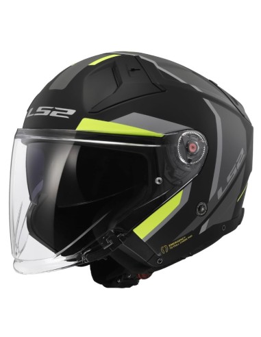 CASCO INFINITY FOCUS MAT BLACK H-V YEL OF603 TG.L