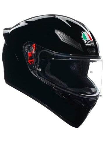 CASCO K1 S E2206 GLOSSY BLACK TG.XS AGV