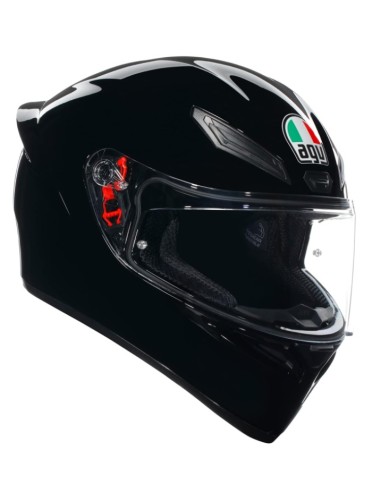 CASCO K1 S E2206 GLOSS BLACK TG XL AGV