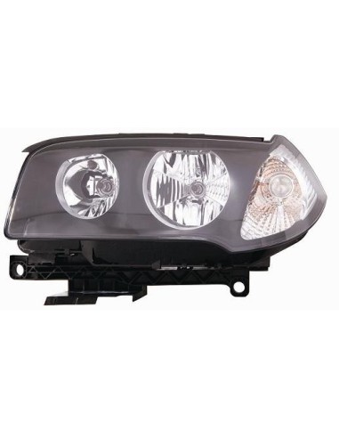 FARO FANALE PROIETTORE ANTERIORE BMW X3 2004 C/IND. DI DIREZIONE BIANCO PARAB. NERA C/MOTORE DX DEPO 10237