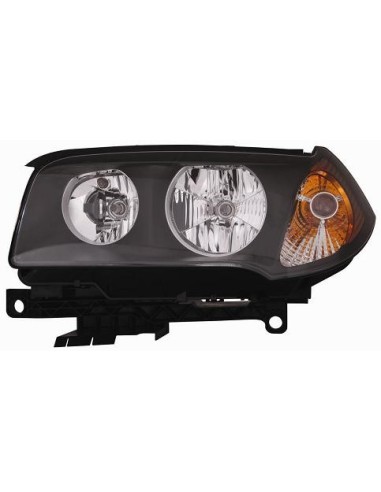 FARO FANALE PROIETTORE ANTERIORE BMW X3 2004 C/IND. DI DIREZIONE ARANCIO PARAB. NERA C/MOTORE DX DEPO 10271