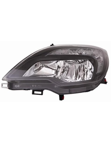 FARO FANALE PROIETTORE ANTERIORE OPEL MERIVA B 2010 PARAB. NERA CON MOTORE ELETT. DX DEPO 10337