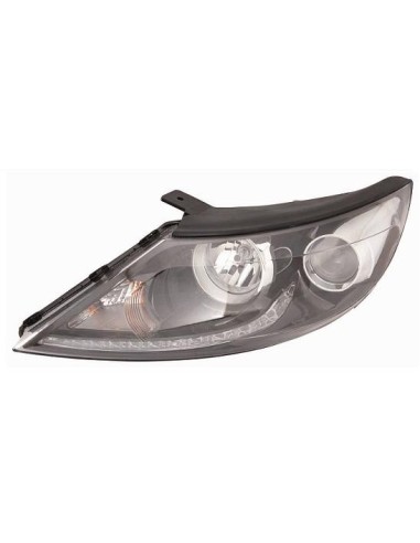 FARO FANALE PROIETTORE ANTERIORE KIA SPORTAGE 2010 A LED PARAB. NERA DX DEPO 10347