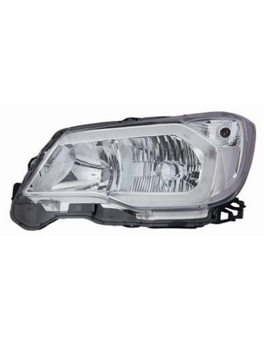 FARO FANALE PROIETTORE ANTERIORE SUBARU FORESTER 2013 XENON A LED PARAB. CROMATA C/MOTORE DX DEPO 10447