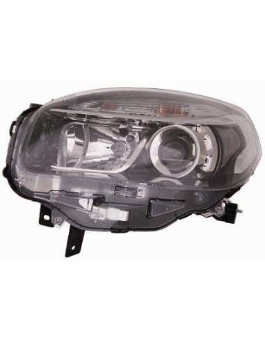 FARO FANALE PROIETTORE ANTERIORE RENAULT KOLEOS 2011 PARAB. NERA C/MOTORE DX DEPO 10536