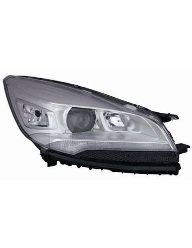 FARO FANALE PROIETTORE ANTERIORE FORD KUGA 2013 XENON PARAB. NERA C/MOTORE A LED DX DEPO 10562