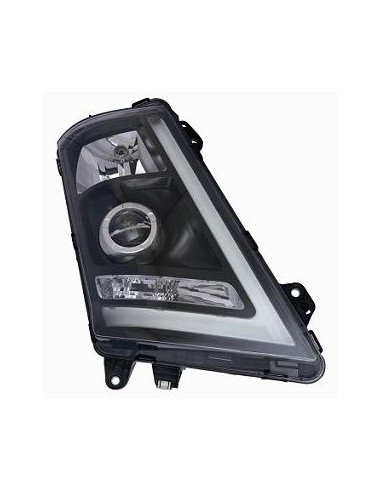 FARO FANALE PROIETTORE ANTERIORE VOLVO TRUCK FH12 - FH13 - FH16 2013 XENON MANUALE PARAB. NERA A LED DX DEPO 10566