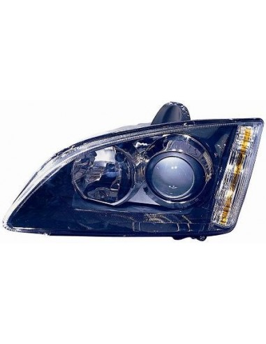 FARO FANALE PROIETTORE ANTERIORE FORD FOCUS 2005 C/REG. AFS C/LENTIC. PARAB. NERA DX DEPO 21210