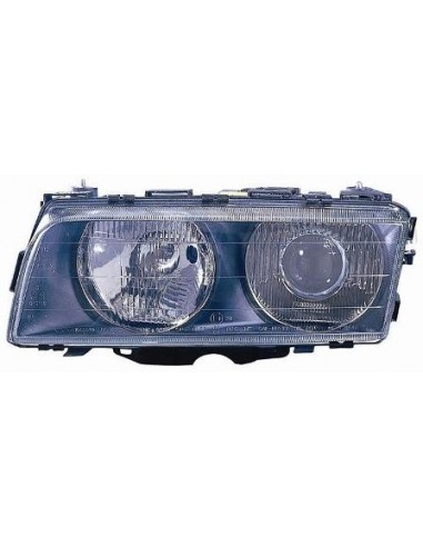 FARO FANALE PROIETTORE ANTERIORE BMW SERIE 7 E38 95 H1-H7 PARAB. NERA DX DEPO 24830