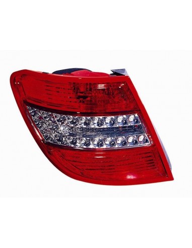 FANALE POSTERIORE S/P. MERCEDES CLASSE C W204 2006 STATION WAGON BIANCO-ROSSO A LED DX DEPO 507293