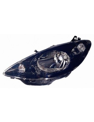 FARO FANALE PROIETTORE ANTERIORE PEUGEOT 1007 PARAB. NERA DX DEPO 23190