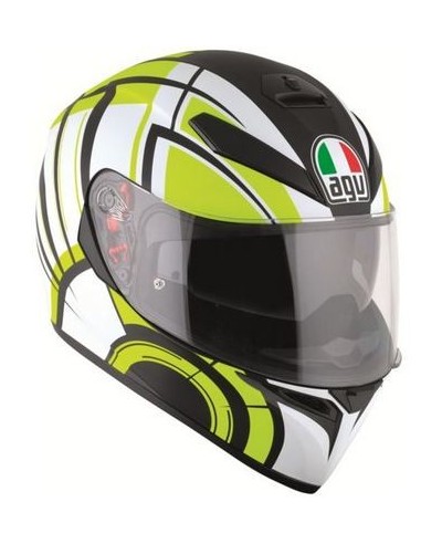 CASCO K-3 SV AVIOR MATT WHITE/LIME TG.XL PINL AGV